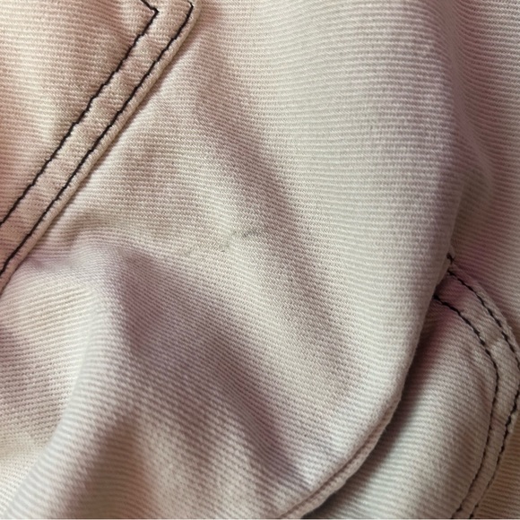 Light tan wide leg baggy cargo pants - Picture 6 of 6